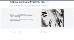 Desktop Screenshot of centralparkdata.com